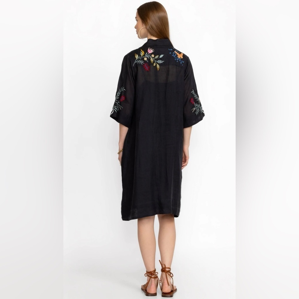 *SOLD*NWT JOHNNY WAS INDALO HENLEY KIMONO SLEEVE DRESS - Size Small - Picture 3 of 10